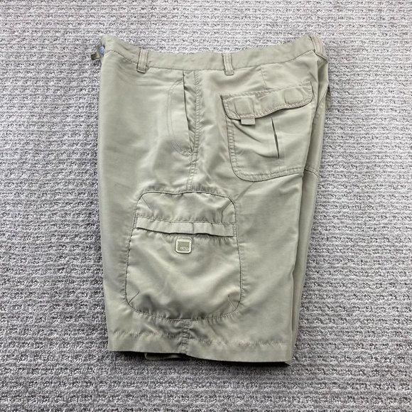 Gotcha Sports Shorts Men 36 Brown Chino Short Pants Activewear Polyester Casual - Picture 6 of 15